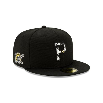 Pittsburgh Pirates Gorra | New Era MLB Batting Practice 59fifty Fitted Cap Mexico - Negros